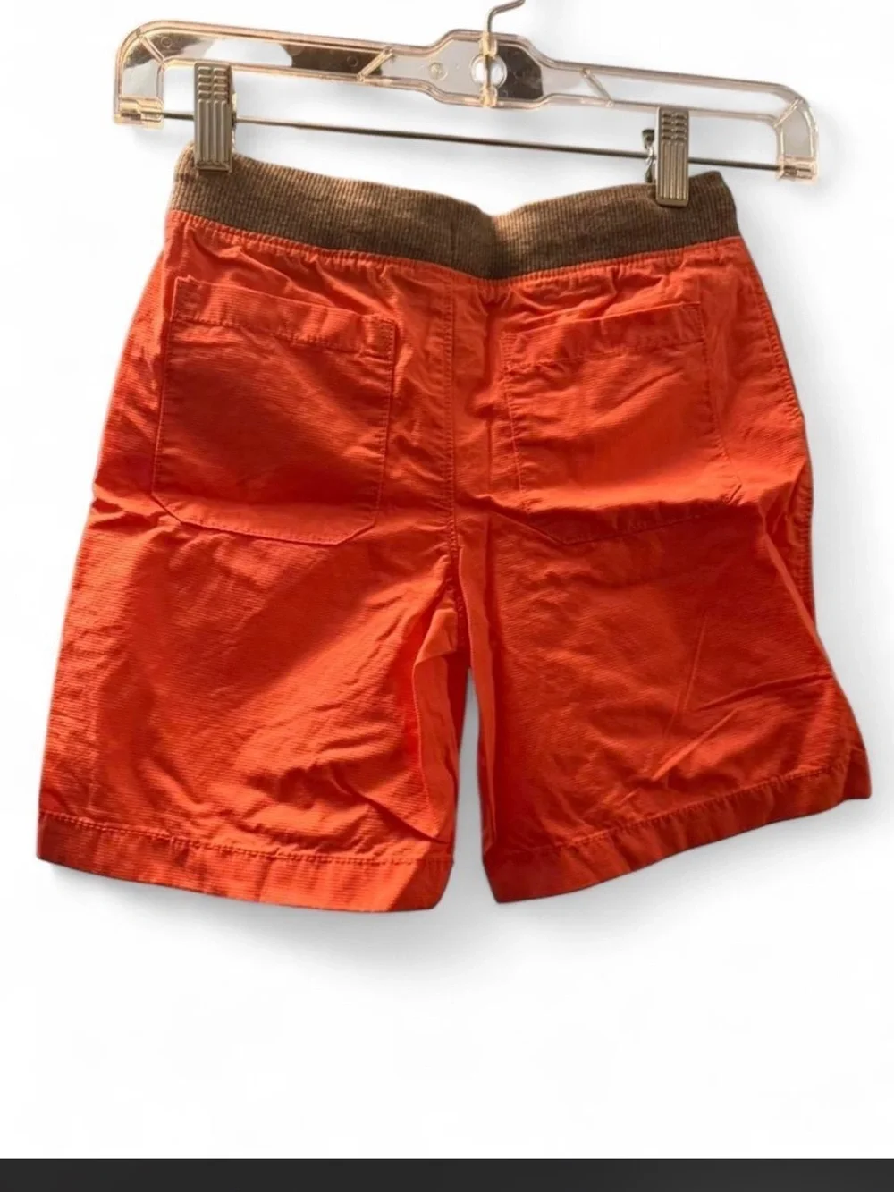 Carters boys Orange pull on shorts with Elastic waistband 5T